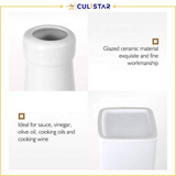 Culistar® Azijn- en Olijfolie Set met Houder